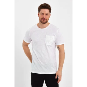 Uomo Park 2601 Cep Baskı  Detaylı Relax T-Shirt
