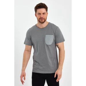 Uomo Park 2601 Cep Baskı  Detaylı Relax T-Shirt