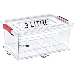 Smart Box 3 Litre Saklama Kabı