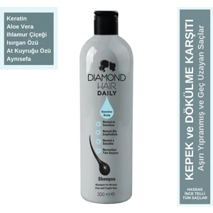 Hair Daily Şampuan Sensitive Scalp / Hassasİncel Telli Saçlardan Tüm Saç Tiplerine Kepek Karşıtı Uzatma Etkili Şampuan