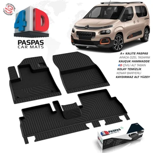 Citroen Berlingo 4d Havuzlu Paspas 2019 Üzeri A+Kalite