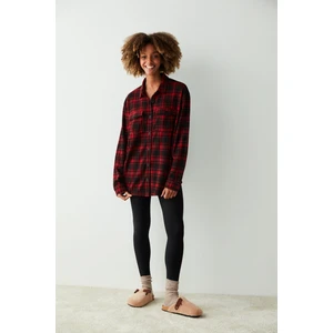 Rose Checked Pijama Üstü