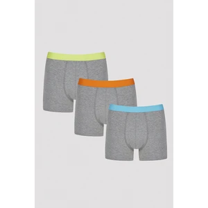 Erkek Colorful Belt 3lü Boxer