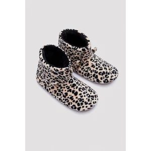 Leopar Desenli Ev Botu