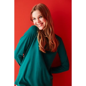 Green Solid T-shirt