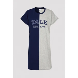 Yale Slogan Baskılı Gecelik