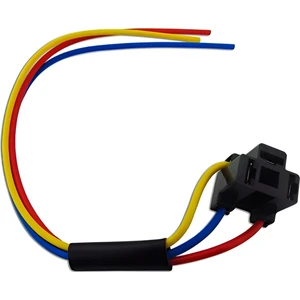 H4 Ampul Duyu Atom Far Fişi 1.5mm Kablolu Soket