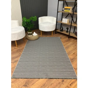 Saraz Halı  Makinede Yıkanabilir Kaymaz Tüy Vermez Salon Mutfak Koridor Halısı 3905 Gri