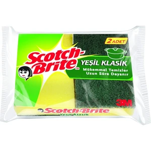 Scotch Brite 3m Scotch Brite Bulaşık Süngeri Klasik Yeşil 2'li