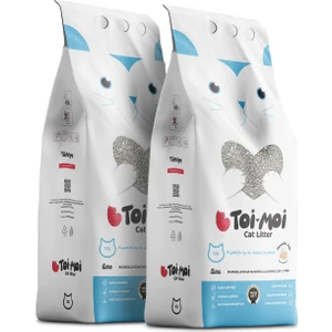 Toi Moi 2’li Avantajlı Paket - Marsilya Sabunu Kokulu Sodyum Bentonit Kedi Kumu 2x10L