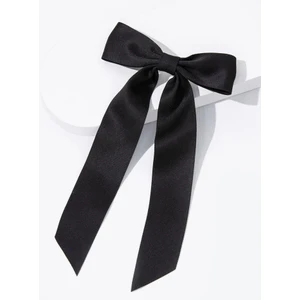 Siyah Saten Kurdele Fiyonk Otomatik Toka