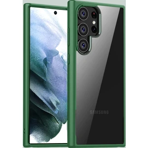 Galaxy S23 Plus ile Uyumlu Kılıf Kenar Renkli Arkası Şeffaf  Kamera Koruma Impact Protectıon Kılıf
