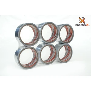 6'lı Paket Alüminyum Folyo Bant 44MM * 10 Ar Metre Yanmaz Erimez Tamirat Tadilat Bandı