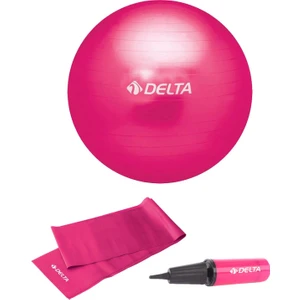55 cm Pilates Topu 120 x 15 cm Orta Sert Bant Pompa Seti