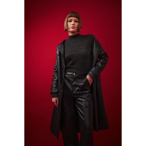 Slim Fit Balıkçı Yaka Uzun Kollu Tişört B2065AX23AU