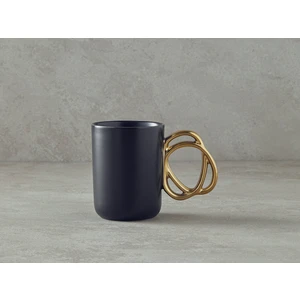 English Home Circles New Bone China Kupa Siyah