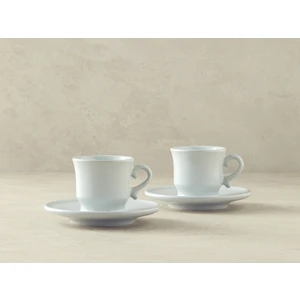 English Home Elite Seramik 4 Parça 2 Kişilik Kahve Fincan Takımı 90 ml Gri