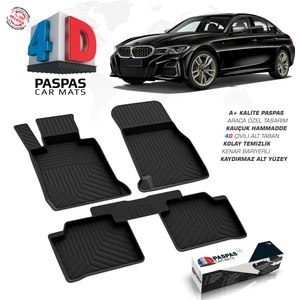 S Dizayn Bmw 3 Serisi G20 4D Havuzlu Paspas 2019 Ve Üzeri