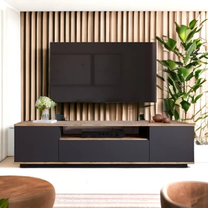 Robin Home Tv Ünitesi Televizyon Sehpası Tv Sehpası 180 cm Antrasit