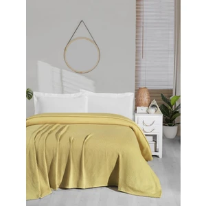 Örgü Pike Örgü Battaniyesi %100 Pamuk Kalın Iplik Yumuşak Tek Kişilik 170*240