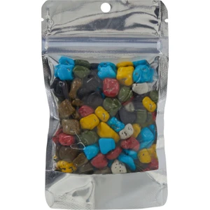 8,5x14,5x2,5 Cm-200 Adet Şeffaf Metalize Doypack