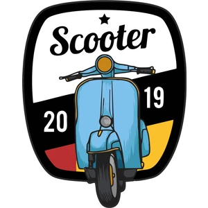 Quart Aksesuar 13 x 10 cm Scooter Sticker Motor Araba Kask Laptop Sticker