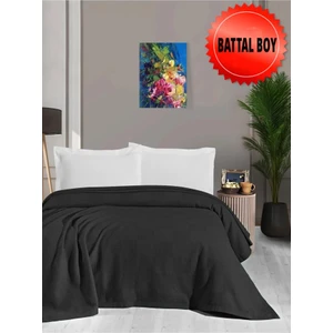 Waflle Desenli Pike Battaniye %100 Pamuk Kalın Iplik Yumuşak Battal Boy 240 x 260