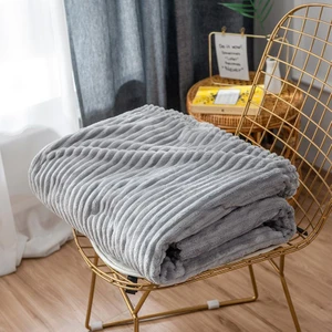 Tek Kişilik Fitilli Yumuşak Dokulu Tv Battaniye 120X170 cm