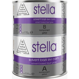 Solvent Bazlı Sıvı Cam Boya 500 Gr (330+170)