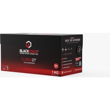 Blackcoco's Nargile Kömürü CUBES27+MASTERBOX 1kg Fiyatı