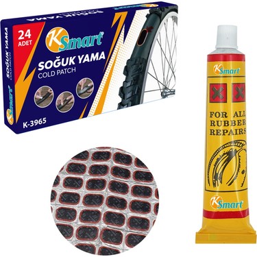 Ksmart Bisiklet Lastik Yaması K-3705 24LÜ Fiyatı