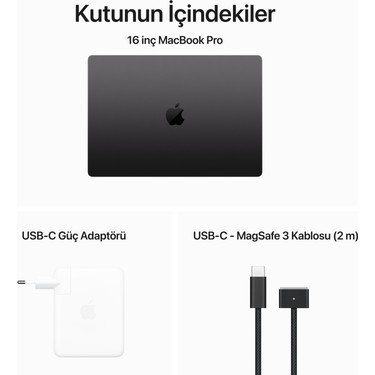 Apple MacBook Pro M3 Max 36GB 1TB SSD macOS 16 Taşınabilir Fiyatı