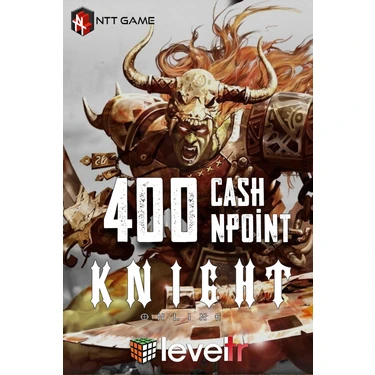 NTT Game Knight Online 400 Cash Npoint Dijital Oyun Kodu PC İçin Hızlı