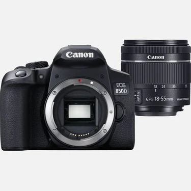 Canon D.cam EOS 850D 24,1 MP SLR Fotoğraf Makinesi 18-55 mm Lens ile Bağlantı