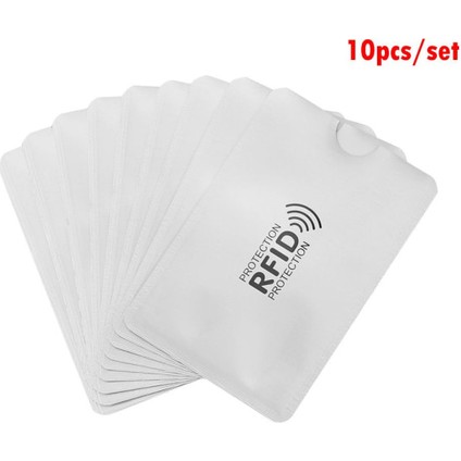 10 Kart Koruma Kılıfı Kimlik Bankası Kartı Kılıfı Anti Case Cüzdanı (Yurt Dışından)