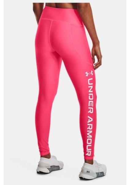 Kadın Heatgear® Tam Boy Sıkı Kesim Pembe Tayt