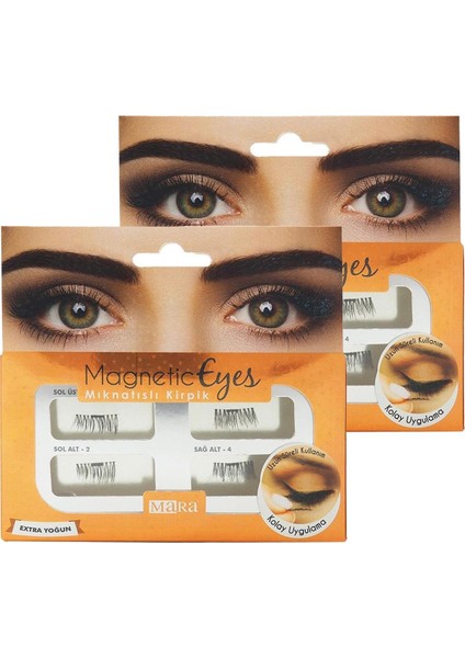 Magnetic Eyes Mıknatıslı Kirpik Ekstra Yoğun 2 Adet