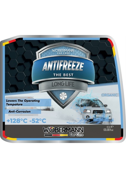 Mavi Antifriz 4 Mevsim Organik -52°c 4 Lt. fiyatları