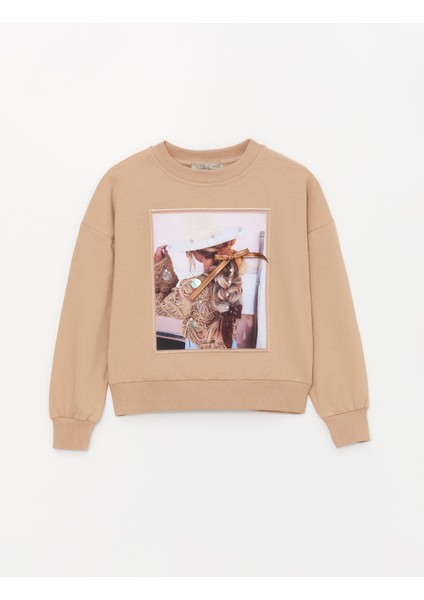 Kız Çocuk Aksesuarlı Kız Detay SweatShirt