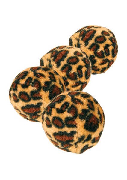 Kedi Oyuncağı Leopar Desenli Top 4 cm 4AD