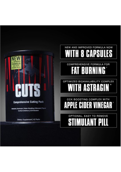 Anımal Cuts New Formula Comprehensive Cutting Pack. Usa Version fırsatları