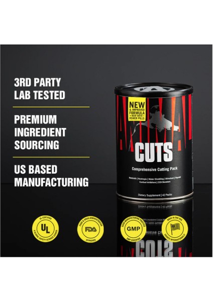 Anımal Cuts New Formula Comprehensive Cutting Pack. Usa Version indirimleri