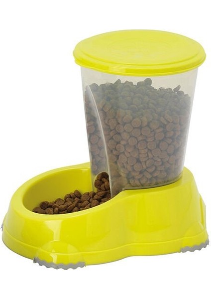 Smart Kedi ve Köpek Saklamalı Mama Kabı Sarı 1 5 lt