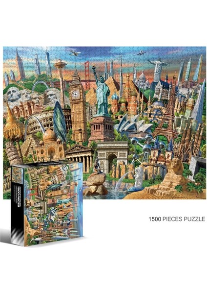 1500 Parça Kağıttan Uçak Puzzle (Yurt Dışından)