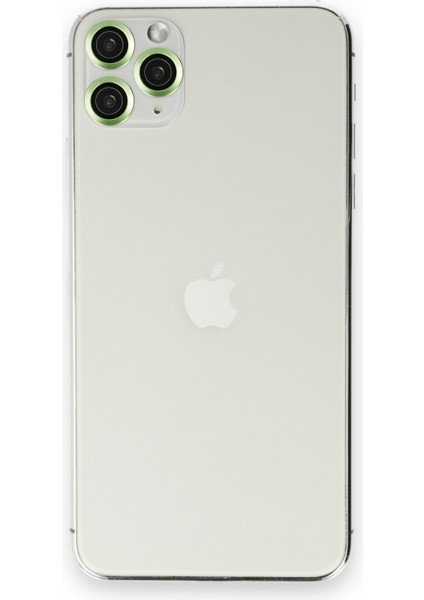 iPhone 11 Pro Kamera Lens Koruyucu - Yeşil