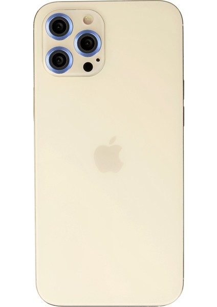 iPhone 12 Pro Max Kamera Safir Lens Koruyucu - Mavi