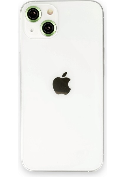 iPhone 14 Plus Kamera Lens Koruyucu - Yeşil