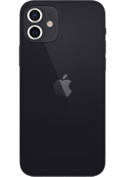 iPhone 12 Mini Kamera Safir Lens Koruyucu - Gümüş