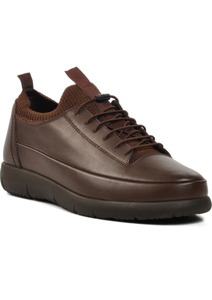 4065 Kahverengi Hakiki Deri Erkek Günlük Ayakkabı modelleri