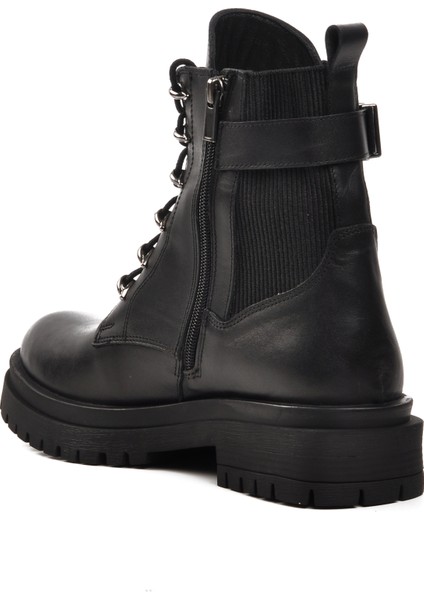 22914 Siyah Hakiki Deri Kadın Bot fırsatları